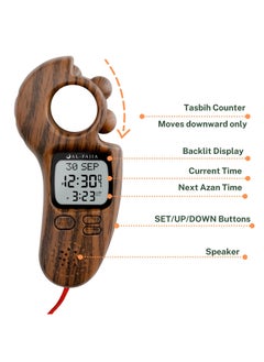 Generic Portable digital rosary and prayer time reminder clock, supports world time  - Image 2