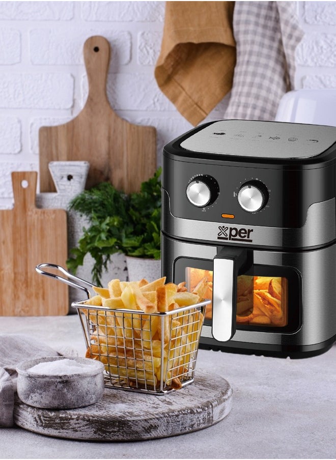 XPER - Air Fryer - 8 Liters - with Viewing Window - 1800 Watts - XPAF-600VB - Image 1