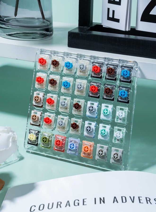GATERON Low Profile Keyboard Switches Series, Jade Pro Chocolate Banana Grey Heron Switches Compatible for Low Profile Gaming Keyboard - Image 3