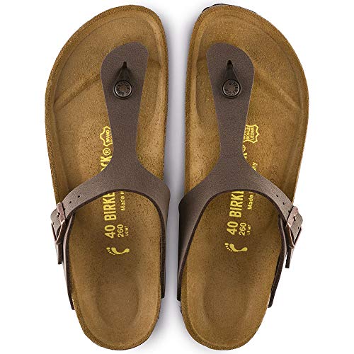 Birkenstock Gizeh Birko-flor Nubuck, Women’s Sandals, Brown (Mocca), 3.5 UK (36 EU) - Image 4