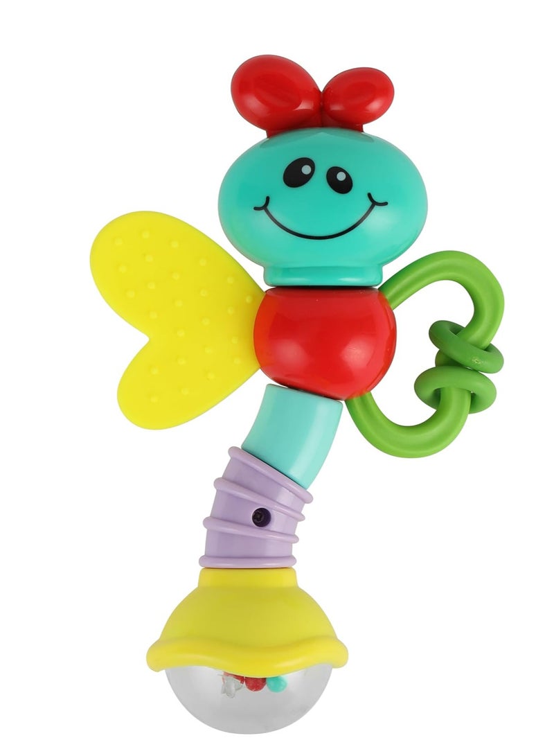 ترتيس ألعاب خشخشة بلاستيكية جذابة وغير سامة لوقت ممتع للأطفال - Image 1