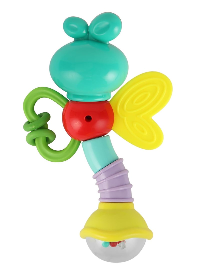 ترتيس ألعاب خشخشة بلاستيكية جذابة وغير سامة لوقت ممتع للأطفال - Image 2