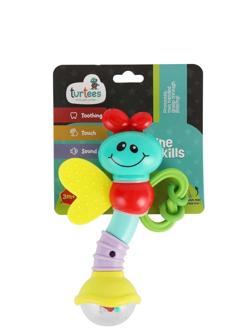 ترتيس ألعاب خشخشة بلاستيكية جذابة وغير سامة لوقت ممتع للأطفال - Image 4