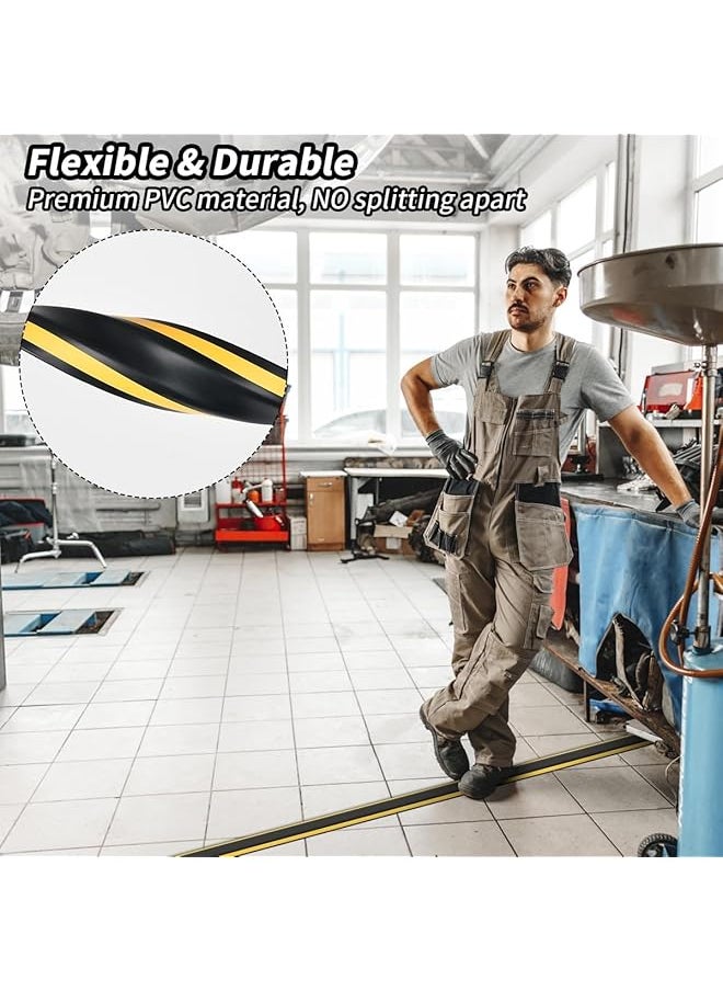 X spring Floor Cable Cover 2M Heavy Duty Floor Cable Cover Cable Protector Floor Cord Protector Channels Self Adhesive Wire Cover For Cables Rubber Cable Floor Cover For Office Home Or Outdoor  - Image 5