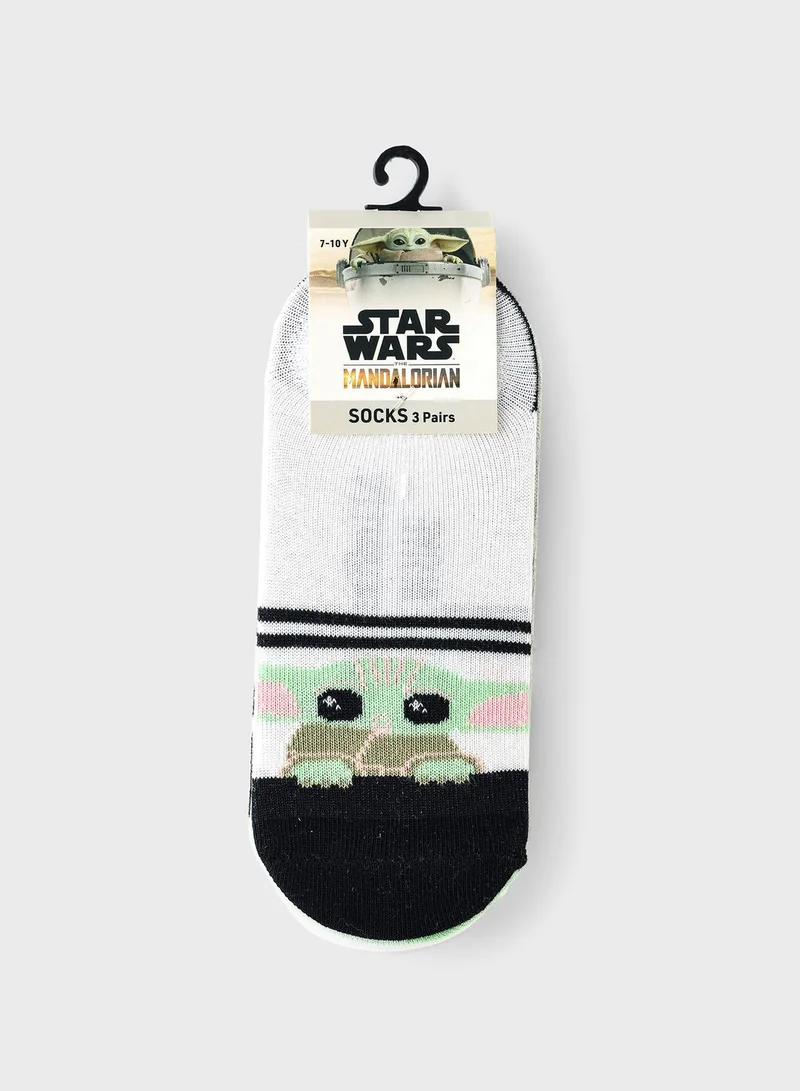 Urban Haul Kids The Mandalorian Ankle Board Socks
