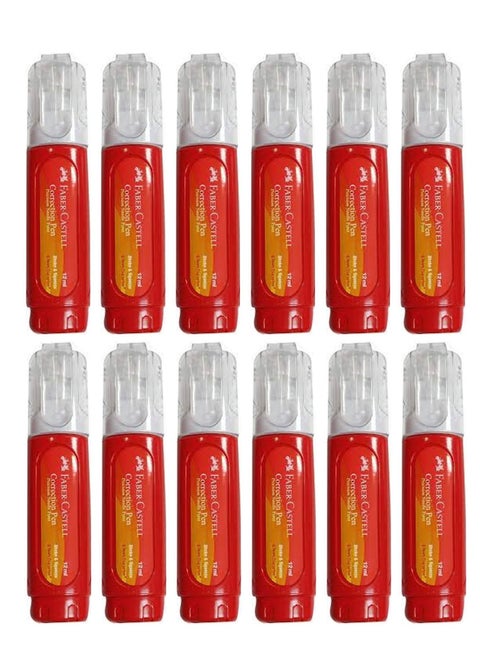 12-Piece Correction Pen 12ml Content