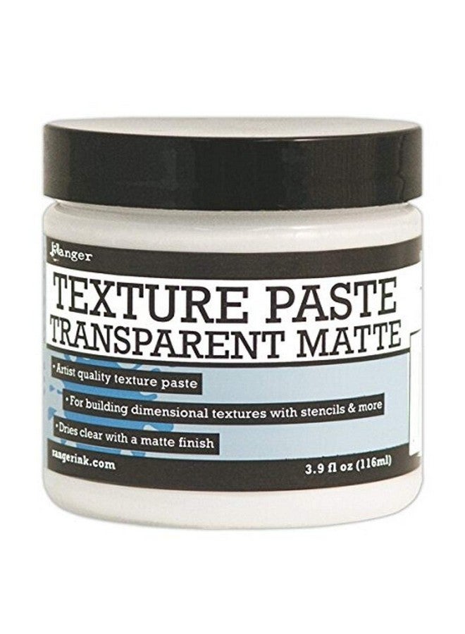 Ranger 320617 Texture Paste 4Oz Transparent Matte - Image 1