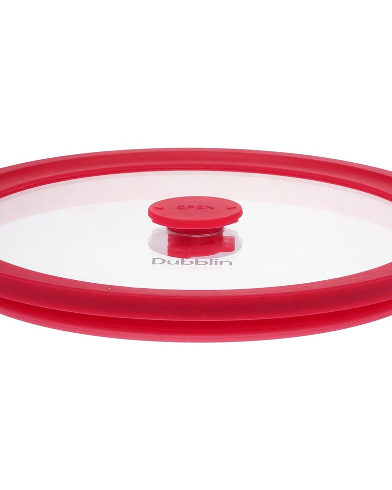 DUBBLIN ELEGANCE ROUND 820 Glass CasseroleCumServing Bowl with Lid Microwave Safe Stylish Durable 820ml Capacity - Image 4