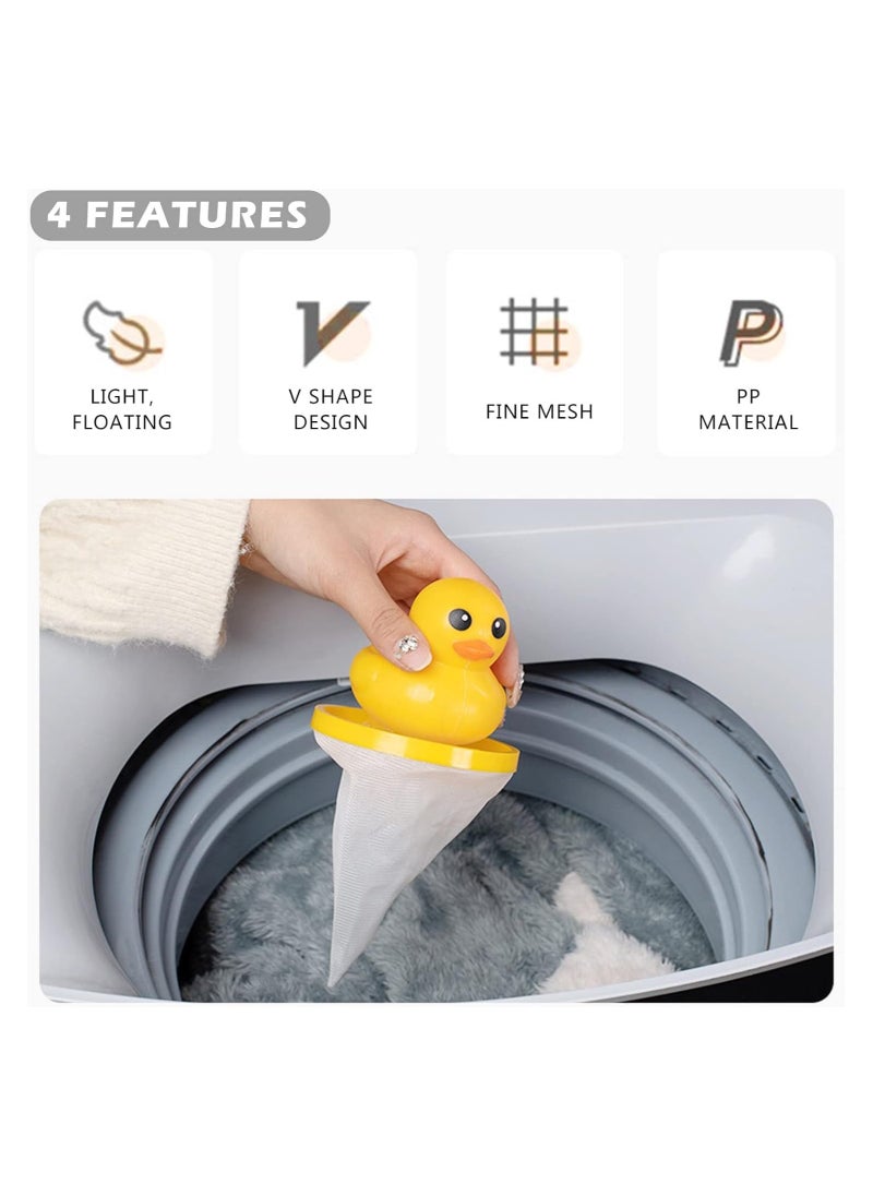 Pet Hair Remover for Laundry, Lint Catcher for Washing Machine Hair Filter Cleaning Mesh Bag, Reusable Pet Hair Remover Laundry Filter Washer Lint Trap Net Pouch (2 Pack)  - Image 4