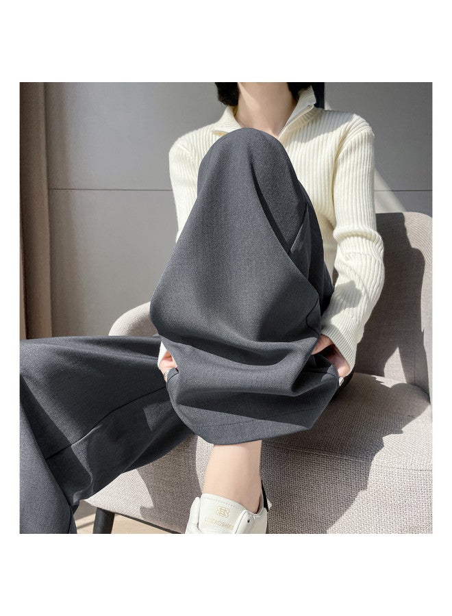 Baleno Narrow Wide-Leg Pants Women 2025 High-Waist Draped Relaxed Suit Pants Loose Slimming High-End Casual Trousers - Image 5