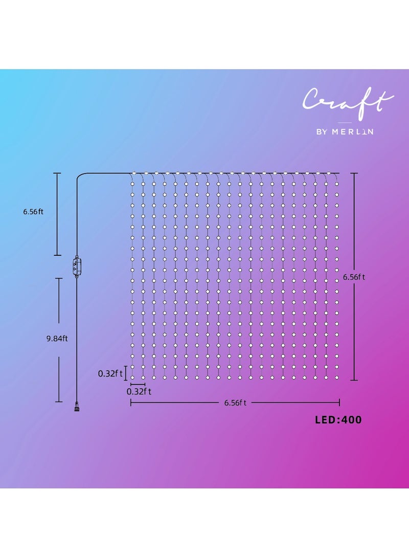 Craft MERLIN CRAFT SMART LED CURTAIN WONDER LIGHTS FOR HOME DECORATION DIWALI - Image 3