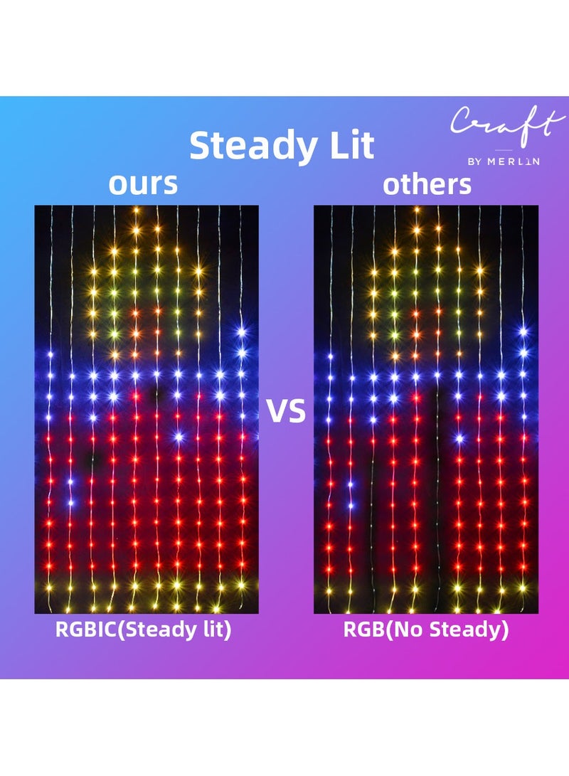 Craft MERLIN CRAFT SMART LED CURTAIN WONDER LIGHTS FOR HOME DECORATION DIWALI - Image 4