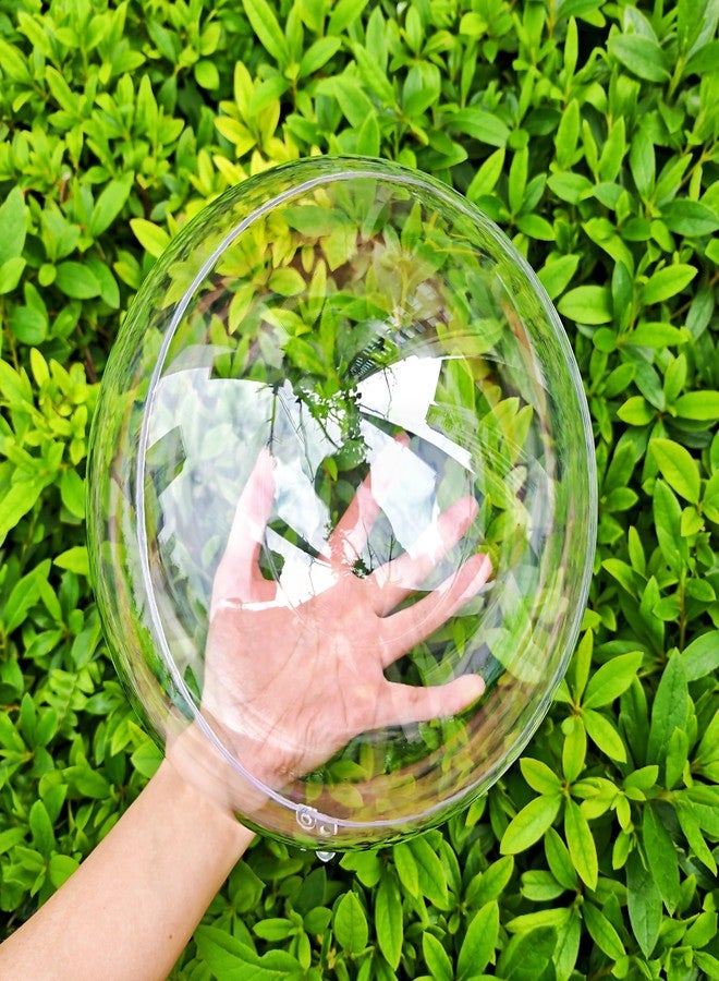 YOZIEMQ Hollow Ball Acrylic Clear Fillable Ornaments DIY Transparent Plastic Balls for New Year Gift Christmas Tree Home Decoration Wedding Party (20cm/5pcs) - Image 1