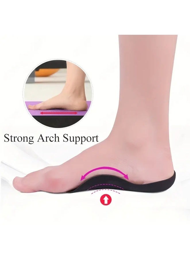 Muyixin - Plantar Fasciitis Insoles Arch Support Inserts Orthotics Shoe Inserts for Men Women,Rapidly Relief Plantar Fasciitis Foot Pain, Flat Feet, High Arch,Over Pronation,X/O Legs Correction - Image 1