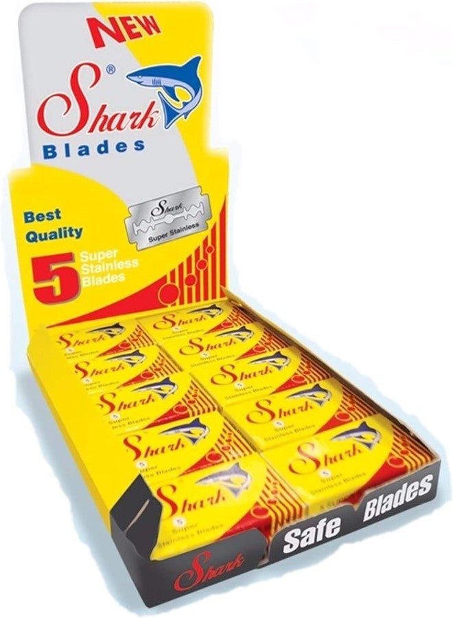 Shark Super Stainless razor blades, space-saving packaging, 100 pcs