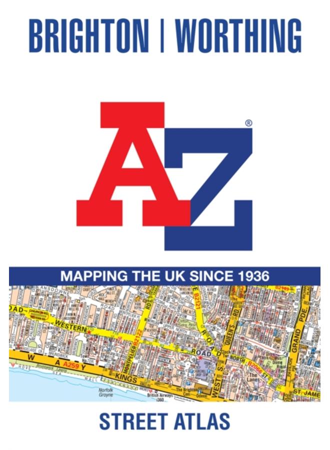 Brighton and Worthing A-Z Street Atlas 