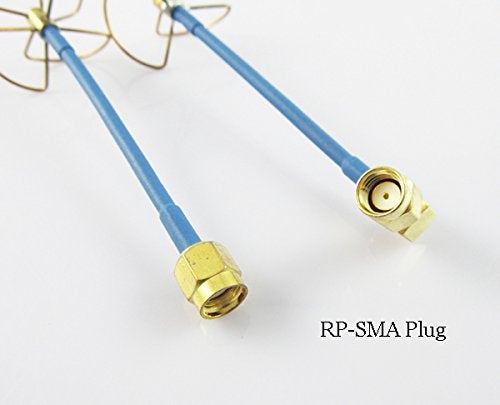Anbee 2pcs FPV 5.8Ghz Circular Polarized Clover Leaf Antenna High Gain 5.8g Aerial Set RP-SMA Male Plug - Image 4
