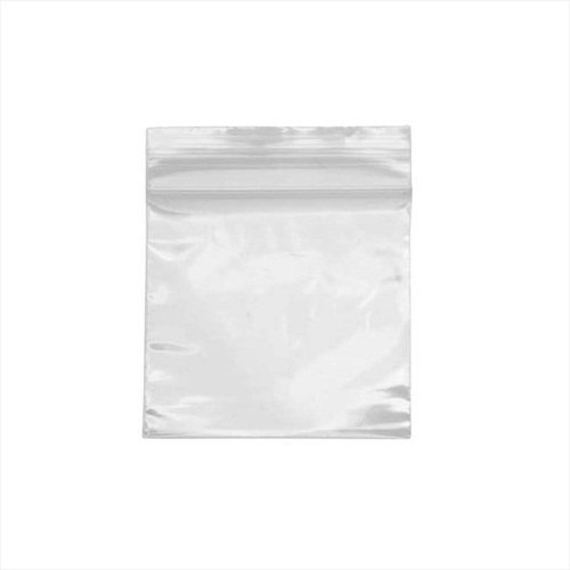 Soft N Style Soft 'N Style 500 Count Resealable Zipper Poly Bags, 2 by 2-Inch, 50mm by 50mm, Clear