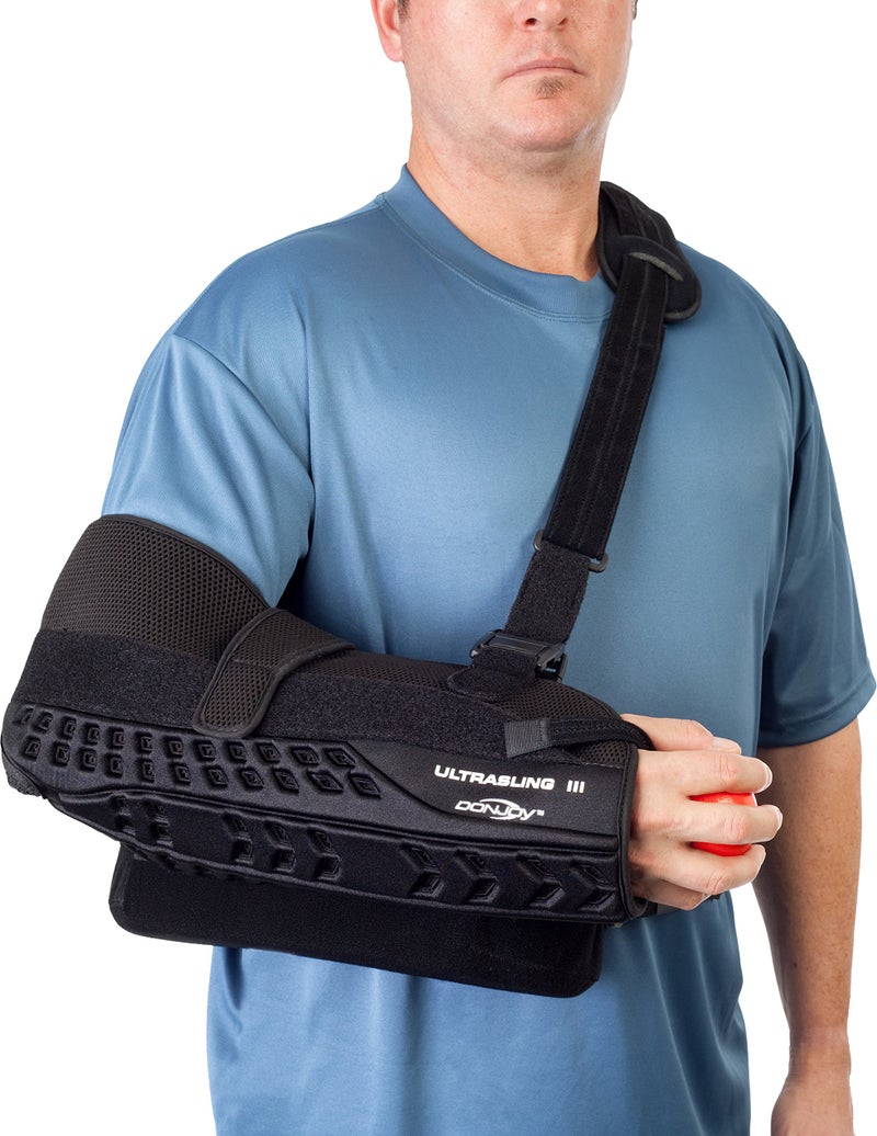 DonJoy UltraSling III Shoulder Support - Rotator Cuff, Capsular Shift, Soft Tissue Strain, Dislocation, and PostOp - X-Large - Image 4