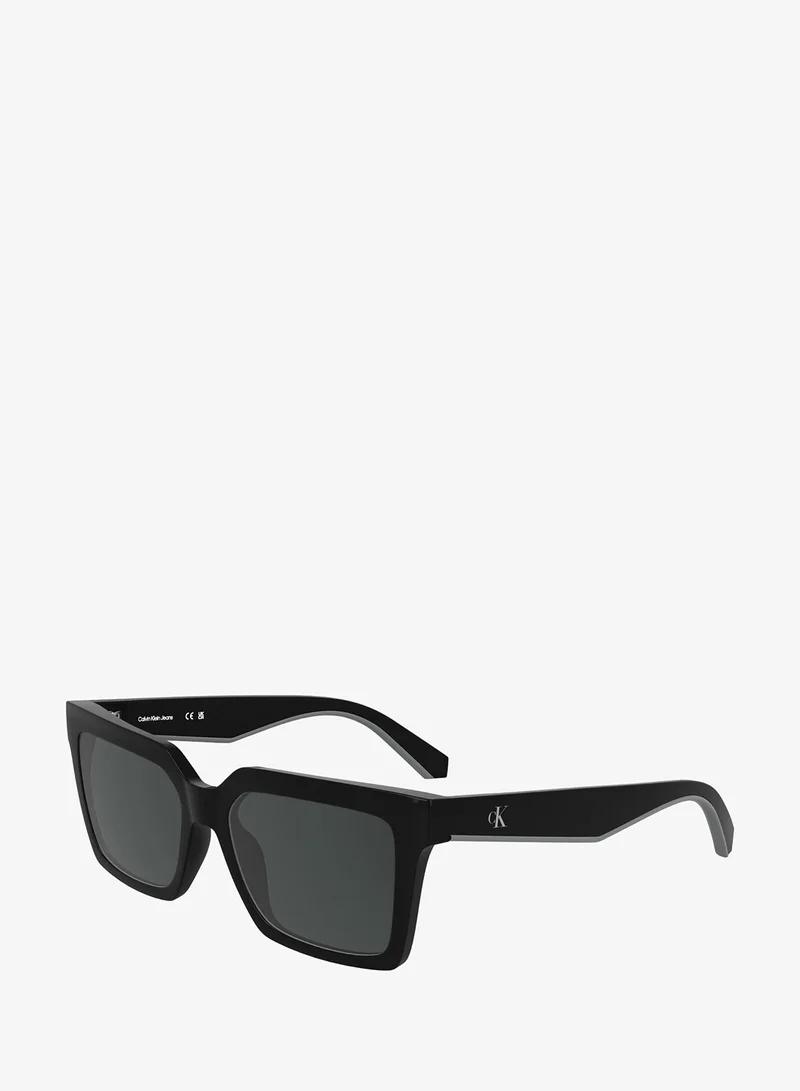 Calvin Klein Jeans  FULL RIM BIO INJ-G820 MODIFIED RECTANGLE CALVIN KLEIN JEANS SUN CKJ25602S 5417 (001) BLACK  | Best Price UAE