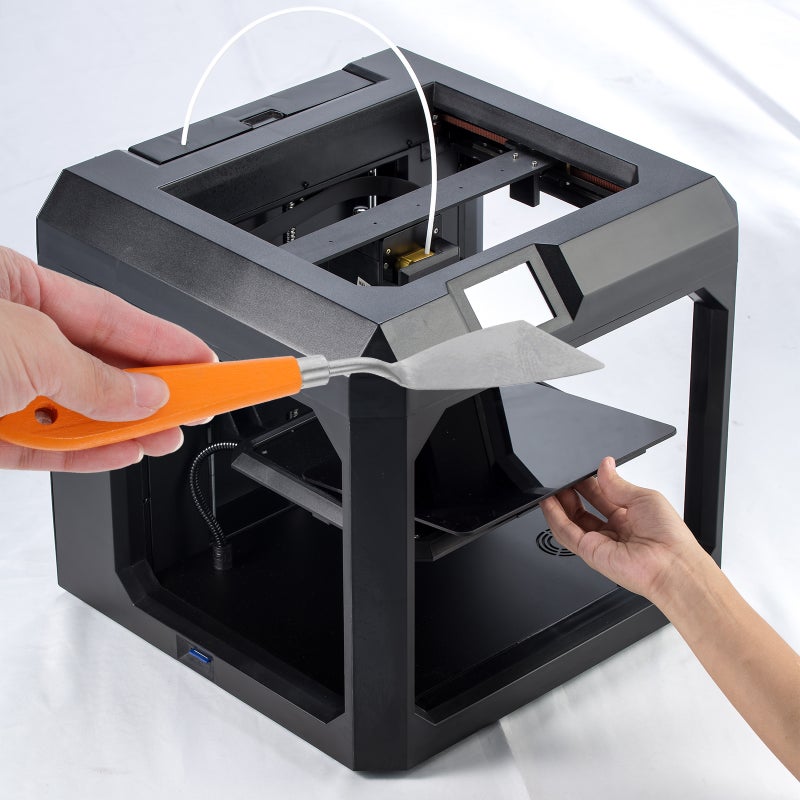 3D Printer Removal Spatula, Efficient Print Detachment, Durable Wooden Handle - Image 3