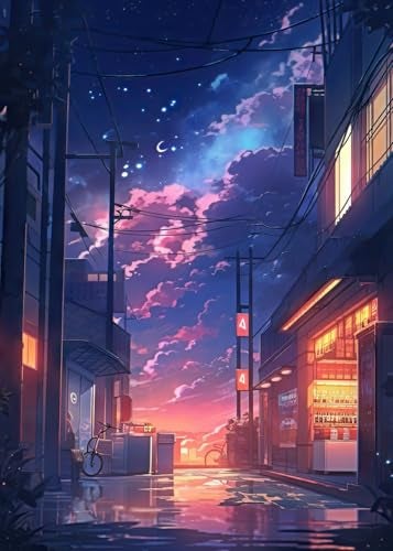 Legion LoFi Anime Puzzle with Poster 1000 Piece Jigsaw Puzzle for Teens and Adults 70cm x 50cm Hilltop Shop - Image 1