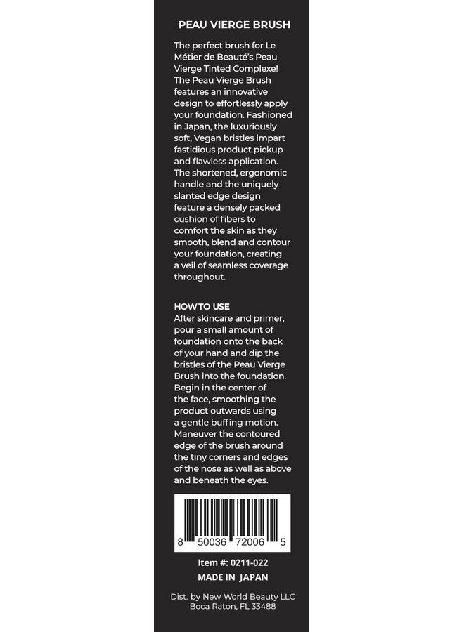 Le Metier De Beaute Mētier® Peau Vierge Foundation Brush, Vegan Fibers - Image 3