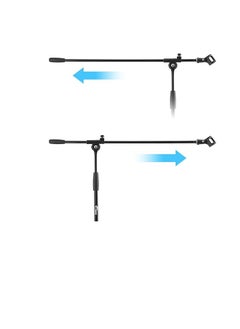 TIGER MCA68-BK Microphone Boom Stand, Mic Stand with Free Mic Clip - Black  - Image 5