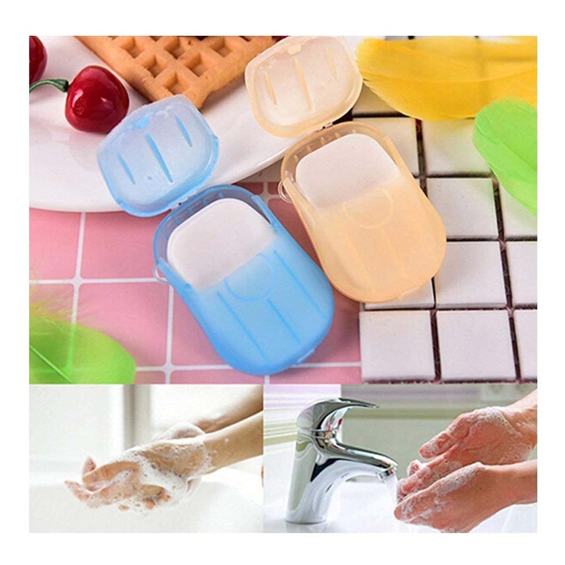 Avenn Paper Soap | Disposable Mini Soap Paper | Scented Soap Bath Flakes | Portable Flower Tube Petals | Tube Shape Bottle Paper Soap For Travelling (3 Pcs) - Image 5