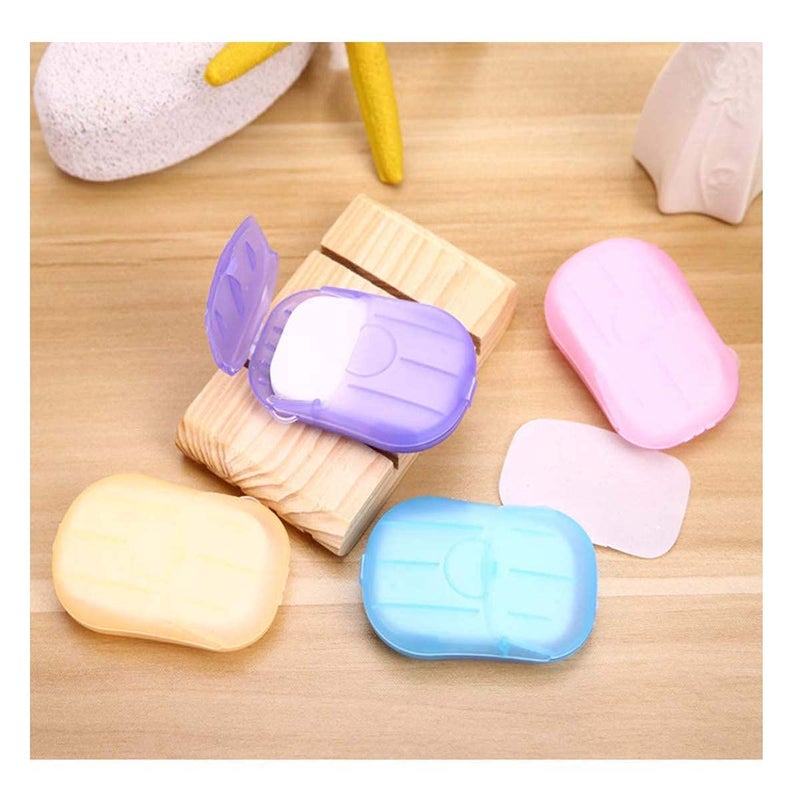 Avenn Paper Soap | Disposable Mini Soap Paper | Scented Soap Bath Flakes | Portable Flower Tube Petals | Tube Shape Bottle Paper Soap For Travelling (3 Pcs) - Image 1