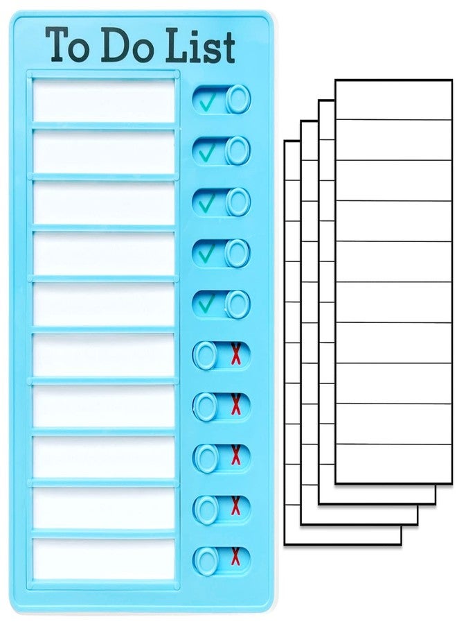Tsytyst Chore Chart for Kids,To Do List, Daily Routine Chart, and Schedule Board-Checklist and Portable Memo for Efficient Task Management and Planning (blue) - Image 1