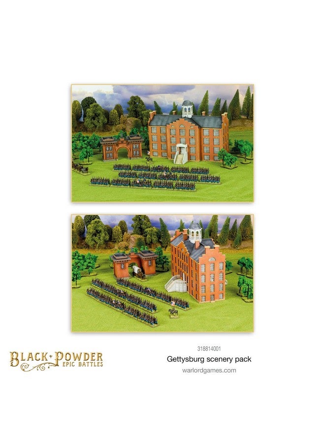 WARLORD GAMES Warlord Black Powder Epic Battles American Civil War Gettysburg Scenery Pack Military Table Top Wargaming Plastic Model Kit 318814001  - Image 2