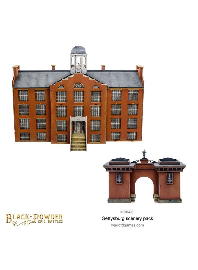 WARLORD GAMES Warlord Black Powder Epic Battles American Civil War Gettysburg Scenery Pack Military Table Top Wargaming Plastic Model Kit 318814001  - Image 4