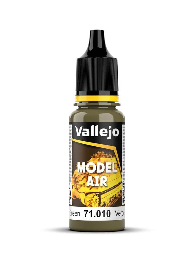 Vallejo Model Air 17 ml Acrylic Paint - Interior Green - Image 1
