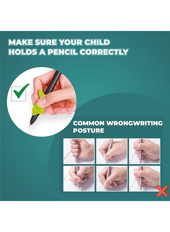 erorex 4 Pcs Arabic Magic Practice A5 Copybook For Kids Handwriting Reusable Magical Ink Tracing Book For Preschools Alphabet Drawing Writing Book With Refills Grip Correctors Educational Supplies - Image 4