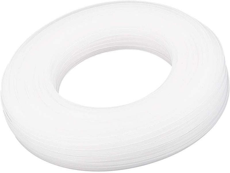 Aakriti Polyester Boning for Sewing - White Plastic Sew-Through Low Density for Wedding Dress, Corset, Bridal Gowns, Nursing Cap, Lingerie, Costume, Hats and Handbags (6MM-10 Meter) - Image 1