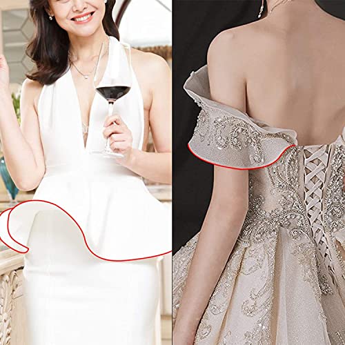 Aakriti Polyester Boning for Sewing - White Plastic Sew-Through Low Density for Wedding Dress, Corset, Bridal Gowns, Nursing Cap, Lingerie, Costume, Hats and Handbags (6MM-10 Meter) - Image 4