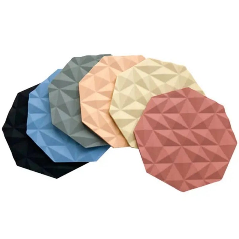 SNOOGG Pack of 10/6 Piece of Hexa and Square 3D Coaster and 4 Piece of 3D Round Coaster for Making and DY for Coaster, Cups Mats,Home Decoration and More. - Image 3