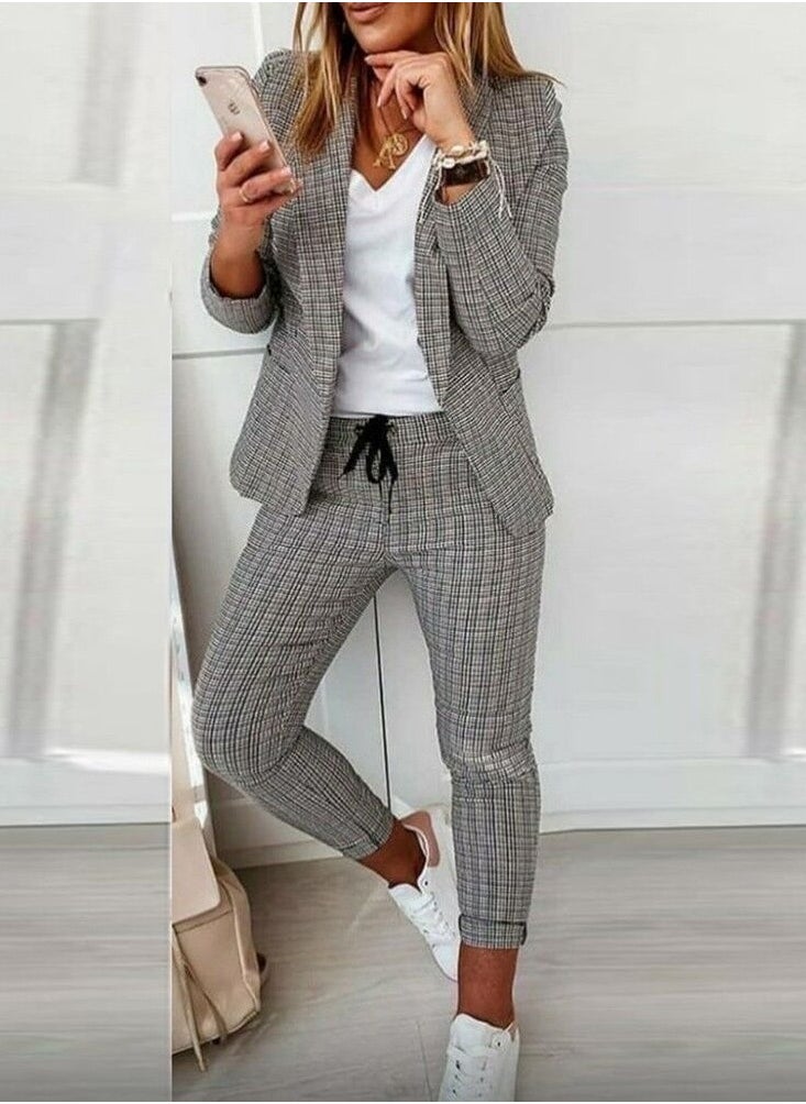 Shougu New Casual And Fashionable Women's Suit Set  - Image 1