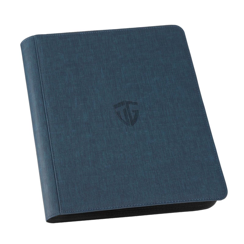 TCGUARD Toploader BinderHolds 216 Toploaders9 Pocket Top Loader Binder with Sleeves for 3x4 Rigid Toploaders Hard CasesTop loader Binders for TCG MTG Card Binder Trading Cards BinderDark Blue - Image 2