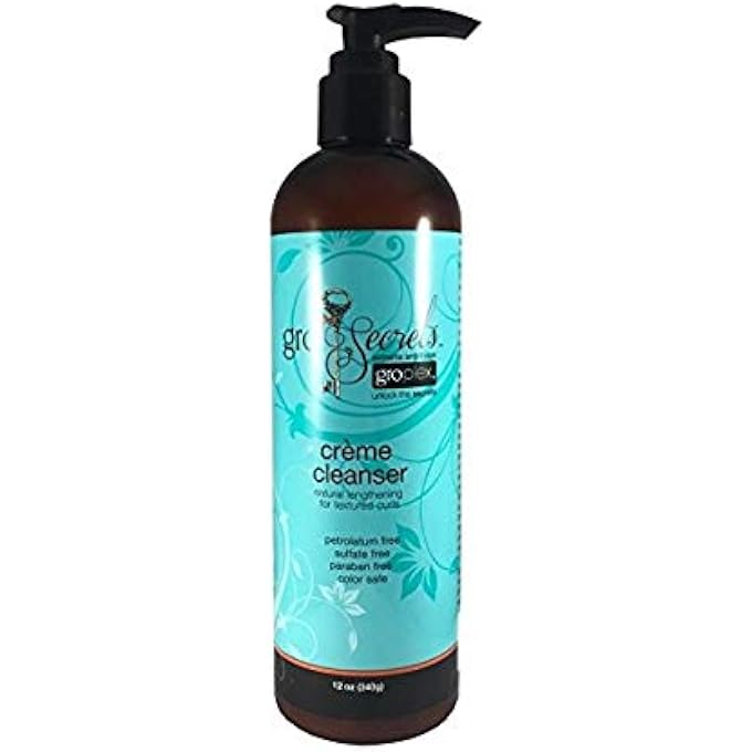 Creme Cleanser Shampoo With Shea Butter, keratin, olive oil 12 Oz.