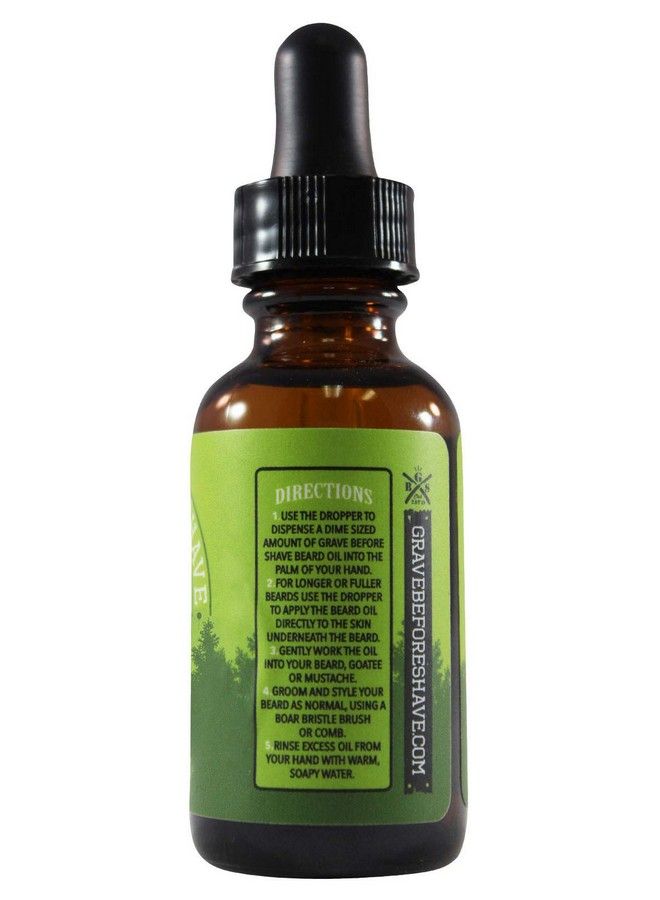 GRAVE BEFORE SHAVE ™ Beard Oil The Outdoorsman Blend - Image 3
