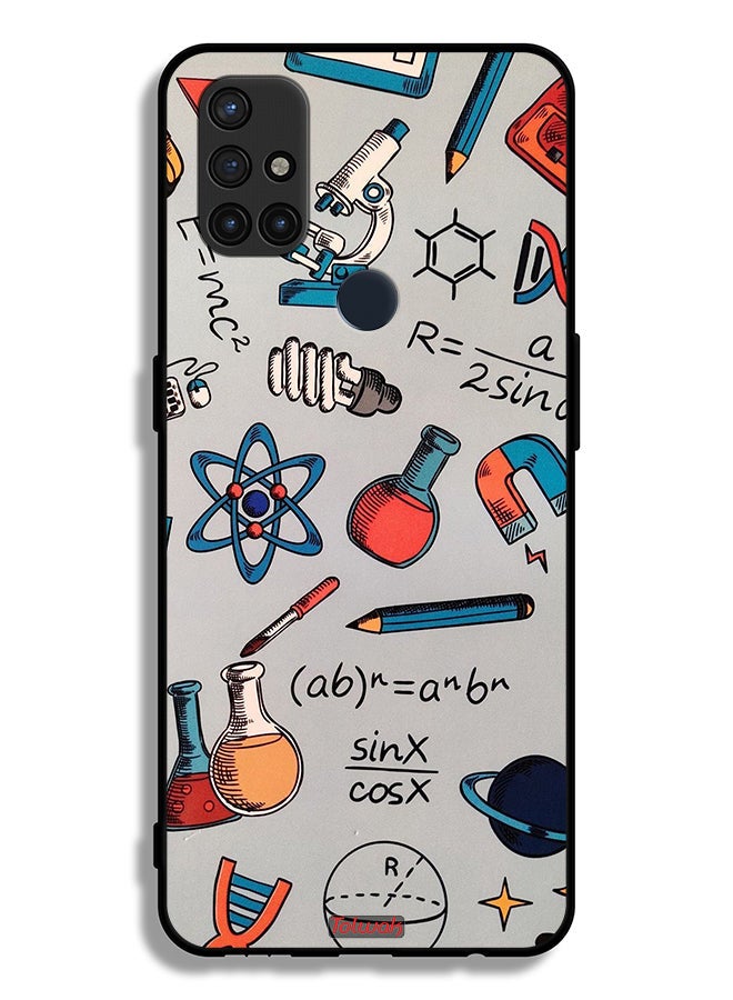 Tolwak OnePlus Nord N10 5G Protective Case Cover Science Tags - Image 2
