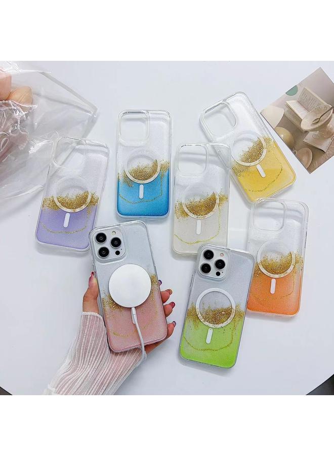 S-TOP Case For iPhone X / XS Gilding MagSafe Hybrid Clear TPU Phone Case - Image 2