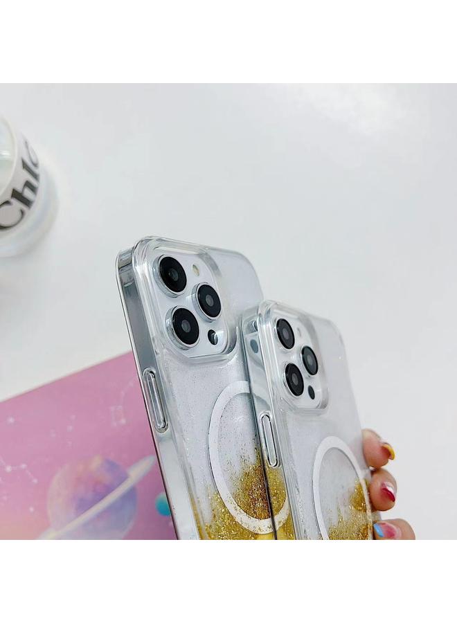 S-TOP Case For iPhone X / XS Gilding MagSafe Hybrid Clear TPU Phone Case - Image 5