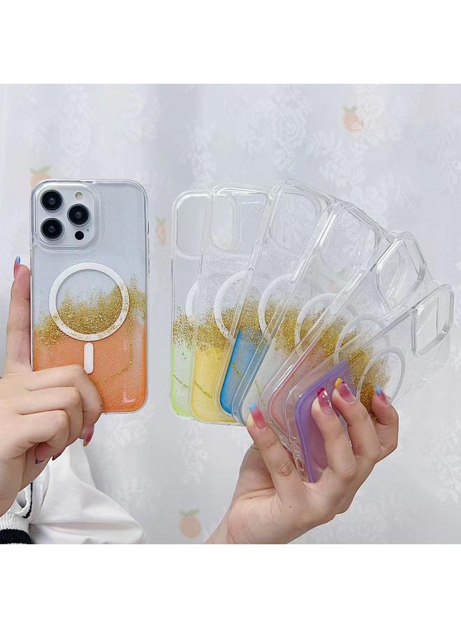 S-TOP Case For iPhone X / XS Gilding MagSafe Hybrid Clear TPU Phone Case - Image 3