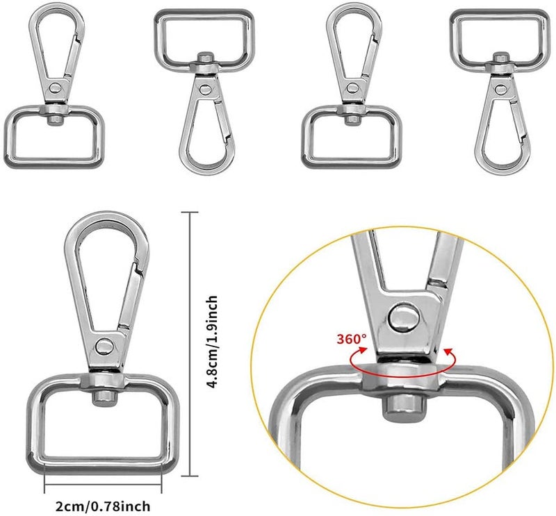 DIY Crafts DIY Crafts 25 Pcs, Bronze, Swivel Snap Keychain Hook for Crafts,Metal D Ring Swivel Lobster Clasp Swivel Clasps Claw Lobster Lanyard Clasp Keychain Clips Hook for Keychain(25 Pcs, Bronze)  - Image 5