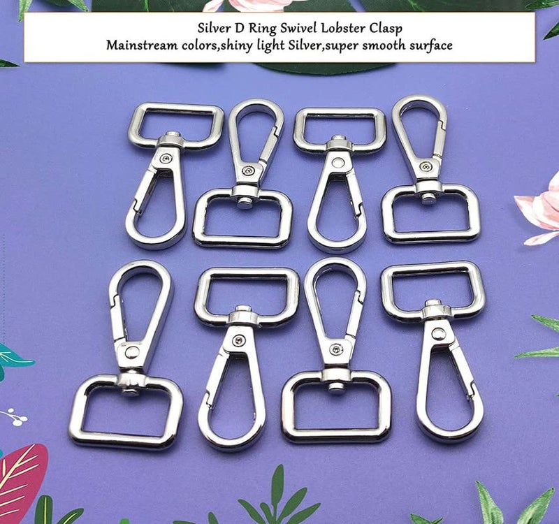 DIY Crafts DIY Crafts 25 Pcs, Bronze, Swivel Snap Keychain Hook for Crafts,Metal D Ring Swivel Lobster Clasp Swivel Clasps Claw Lobster Lanyard Clasp Keychain Clips Hook for Keychain(25 Pcs, Bronze)  - Image 2