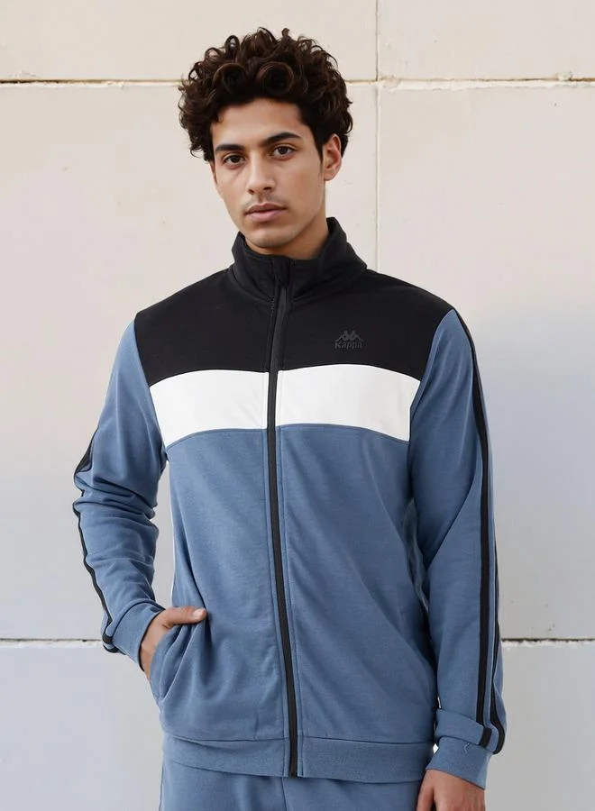 Kappa Kappa Men Regular Fit Colourblock Hoodie
