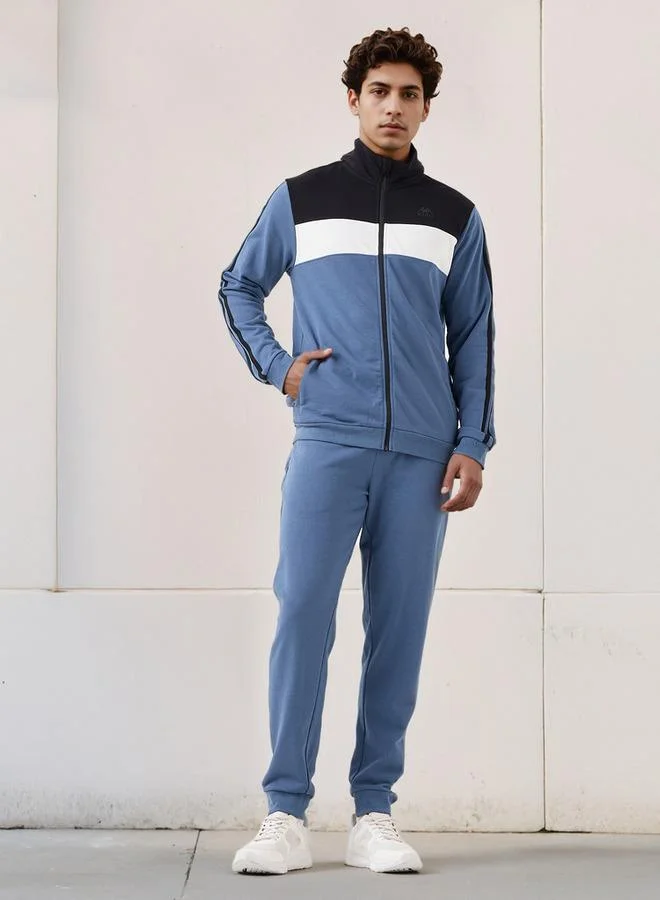 Kappa Kappa Men Regular Fit Colourblock Hoodie